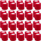 BQTQ 40 Rolls Self Adhesive Bandage 2 Inch Red Self Adherent Stretch Bandage Self Stick Athletic Wrap Tape Wound Wrap for Wrist Ankle Swelling Sprains