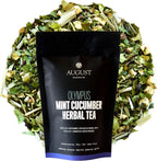 August Uncommon Olympus – Cucumber Mint Herbal Tea – Refreshing Peppermint, Apple & Lemongrass – Loose Leaf Tea Caffeine Free Blend, Relaxation Gift for Women or Hot & Iced Tea Rituals (1.8oz Pouch)