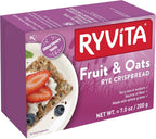 Ryvita Rye Crispbread, Fruit & Oats, 7oz (Pack of 8)
