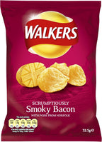 Walkers Smoky Bacon Crisps 32.5 g (Pack of 48)