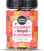 Urban Platter Gujarati Royal Mukhwas | 10.58 Oz (300g) | Traditional Indian Mouth Freshener | Sweet & Refreshing Fennel Mix | Digestive After-Meal Refresher | All-Natural, Vegan, Aromatic