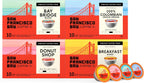 San Francisco Bay K-Cup Coffee Pods Medium Roast Variety Pack (40 ct), Includes 100% Colombian, Donut Shop, Breakfast Blend, & Organic Rainforest Blend, Commercially Compostable Single-Serve Coffee Pods