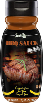 Sugar Free BBQ Sauce - Sugar Free barbecue sauce - Zero Calories and Fat Free, 11.1 FL OZ - No Sugar BBQ Sauce - Gluten Free, Low Sodium, Low Carb - ServiVita