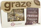 Graze Cocoa And Vanilla Protein Flapjack 54 g (Pack of 9)