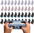 Geyoga 40 Pieces Gaming Finger Sleeve for Thumb Sleeves Mobile Gaming Finger Protector(Mixed Colors)