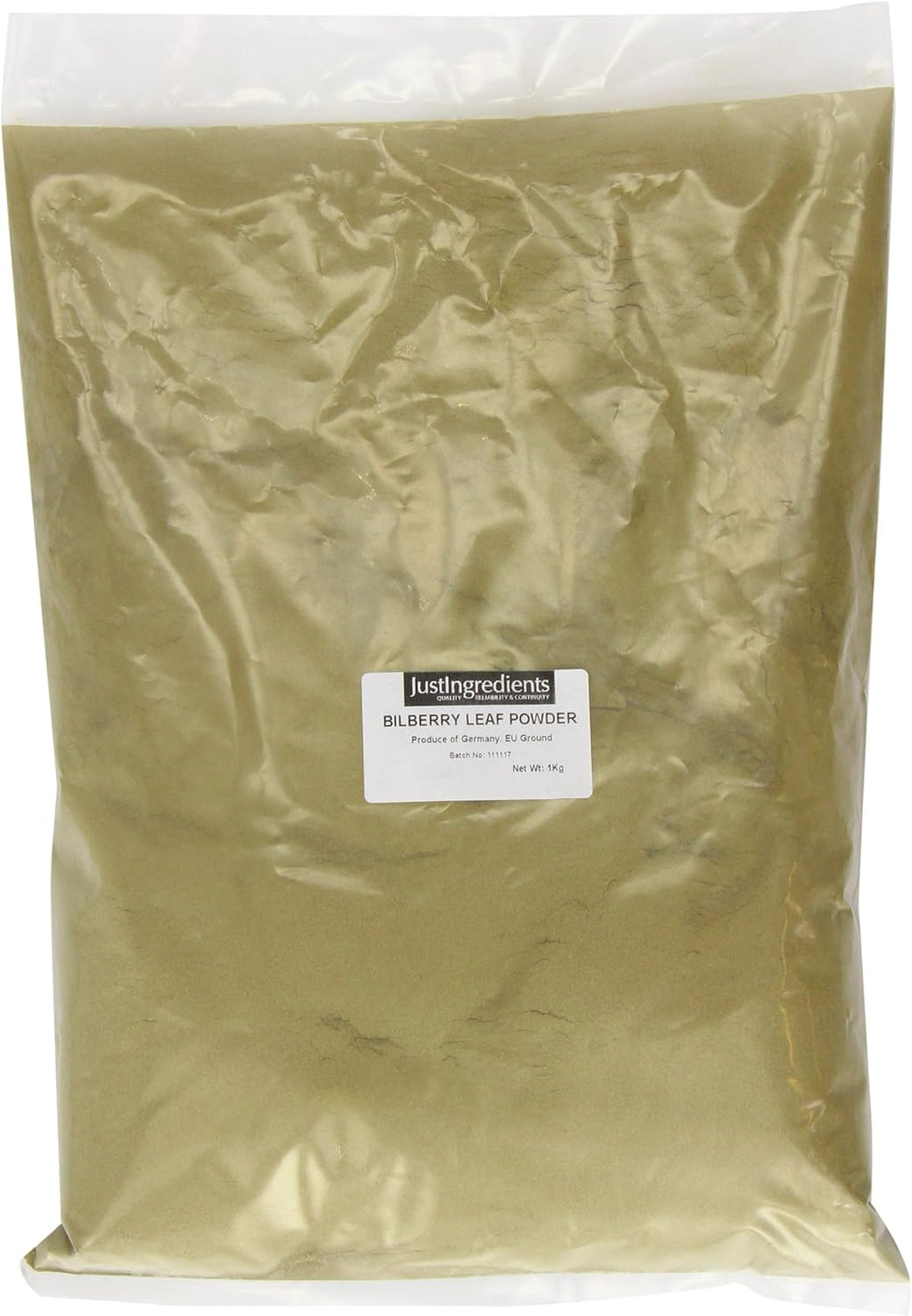 JustIngredients Bilberry Leaves Powder 1 Kg
