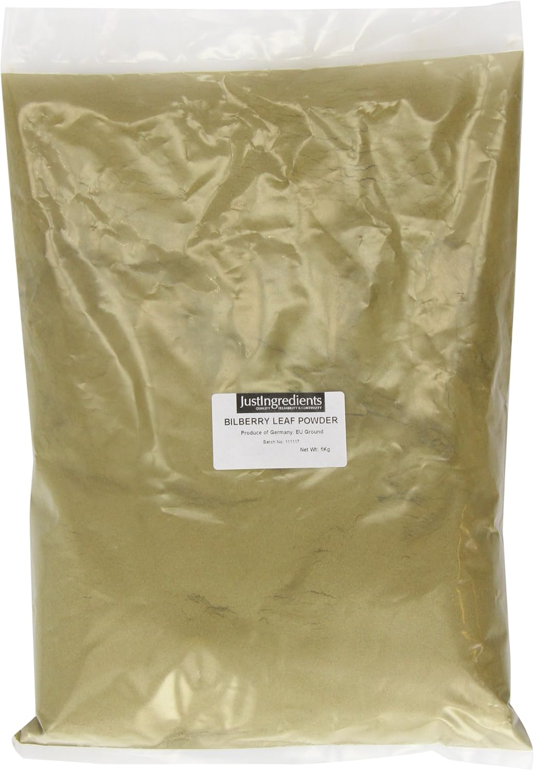 JustIngredients Bilberry Leaves Powder 1 Kg