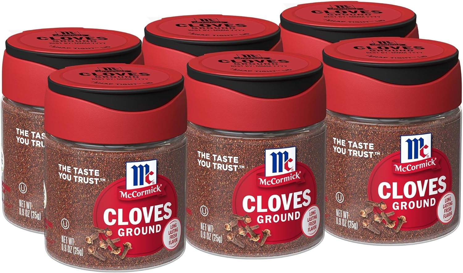McCormick Ground Cloves, 0.9 oz (Pack of 6)