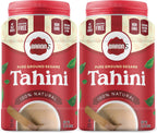 Baron's Kosher 100% Pure Ground Sesame Tahini 16-ounce Jars (1 Pound (Pack of 2))