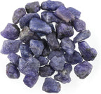 Raw Tanzanite Loose Gemstone Lot – 50 Carat Uncut Natural Crystals, 4 to 5 Pieces – Rough Healing Stones for Jewelry Making, Reiki, Meditation, Mineral Collectors (Tanzanite)