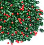 Sentovac Holly Berry Sprinkles Christmas Red and Green Holiday Sprinkles Edible for Cake Decorating Cookie Cupcake Topper Baking Decorations Halloween Christmas Supplies
