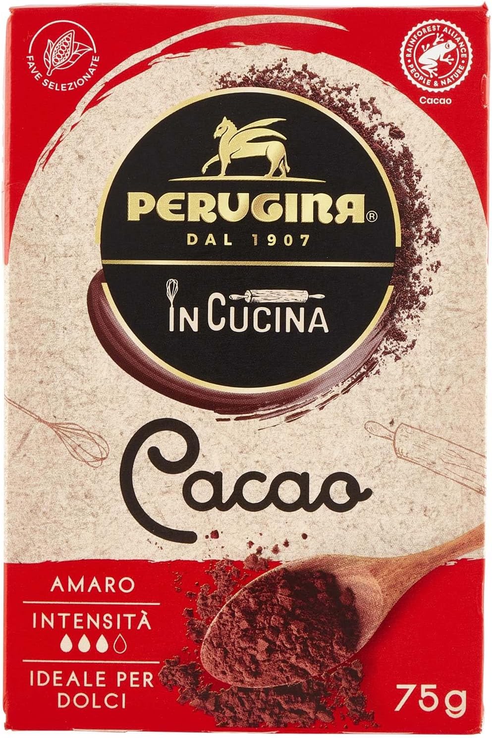 Cacao Perugina Amaro g 75 - Cocoa Perugina Bitter