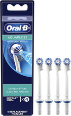 Oral-B Water Flosser Advanced Aquafloss Nozzle, 4 Count