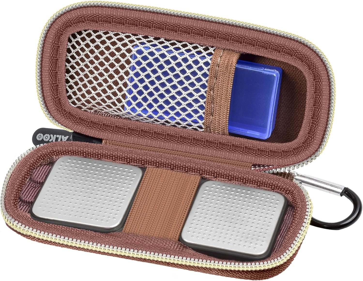 Heart Monitor Case Compatible with AliveCor Kardia Mobile ECG/for KardiaMobile 6L for Apple and Android Device - CASE ONLY (Brown)
