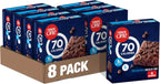 Fiber One 70 Calorie Brownies, Chocolate Fudge Snack Bars, 6 Ct, 5.34 oz (Pack of 8)