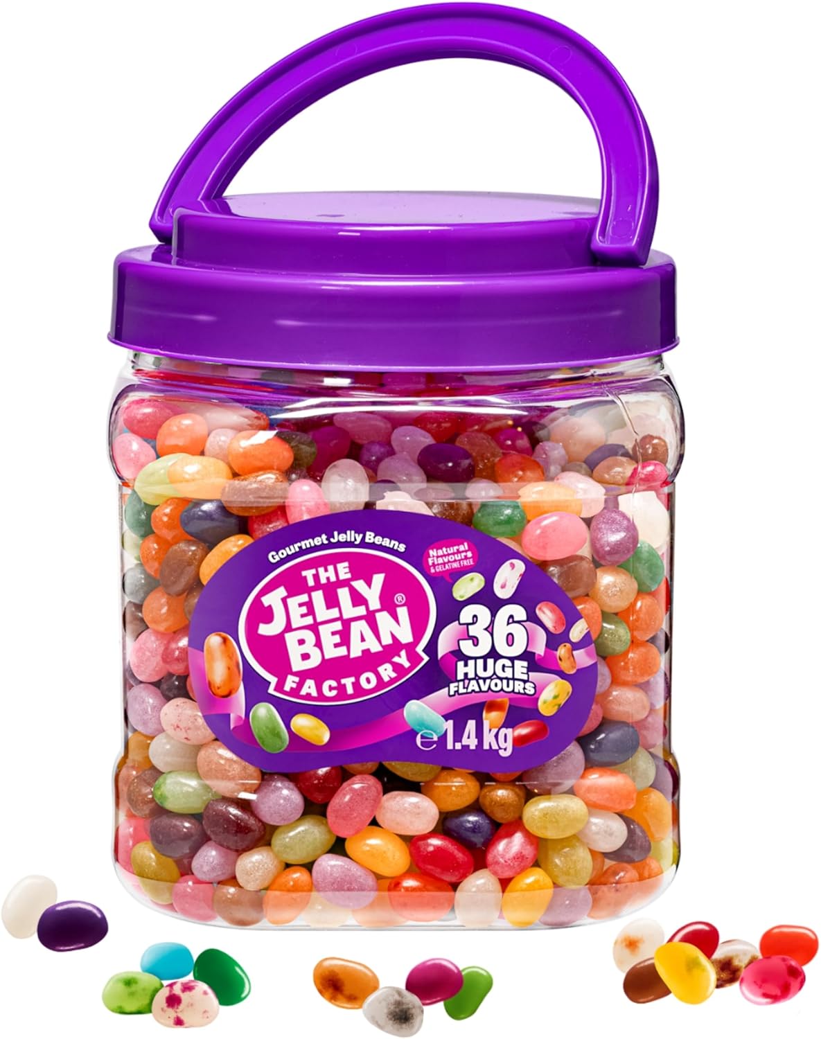 The Jelly Bean Factory Carrying Jar 1400 g, 1er Pack (1 x 1.4 kg)
