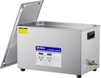 Anbull 30L/8Gal 600W Industrial Ultrasonic Cleaner Machine with 304 Stainless Steel and Digital Timer Heater for Wrench Tools Industrial Parts Mental Instrument Apparatus Cleaning