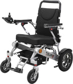 Electric Wheelchair for Adults & Elderly | 18-Mile Range, 600W High-Power Motor | All-Terrain Foldable Lightweight Wheelchair - Compact & Easy to Transport