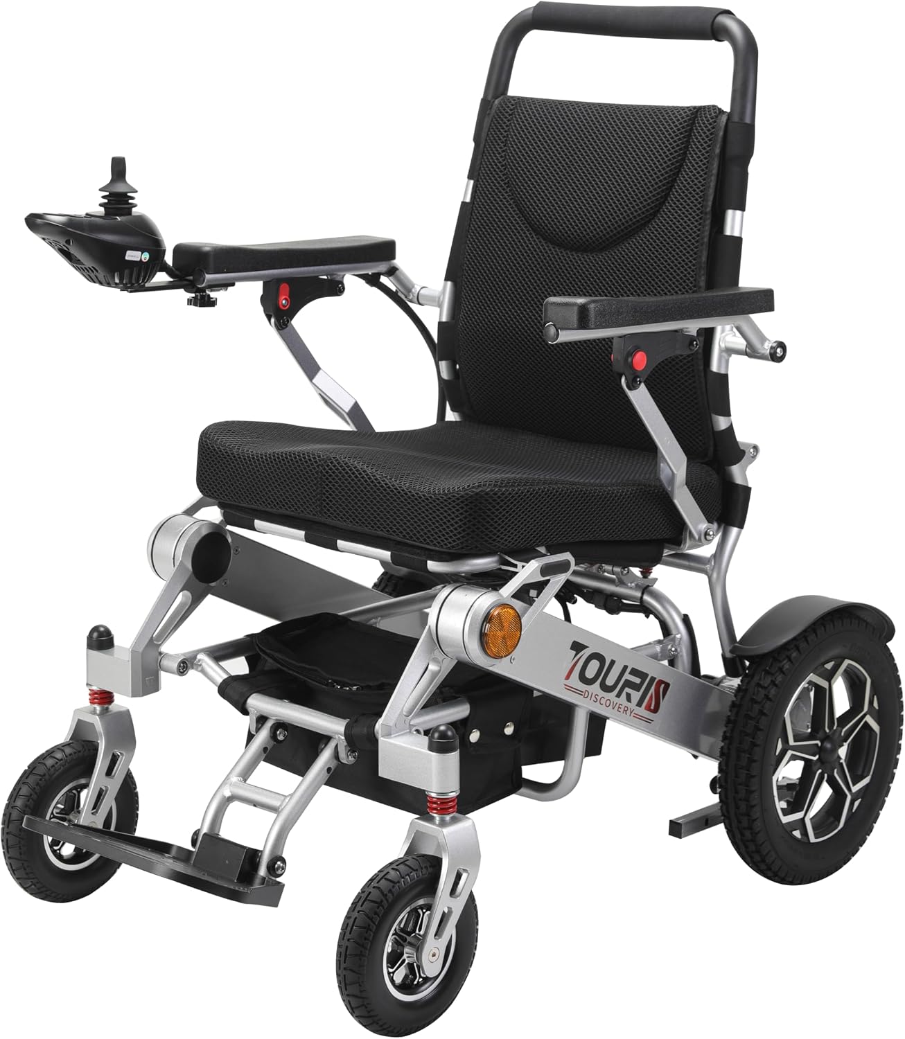 Electric Wheelchair for Adults & Elderly | 18-Mile Range, 600W High-Power Motor | All-Terrain Foldable Lightweight Wheelchair - Compact & Easy to Transport