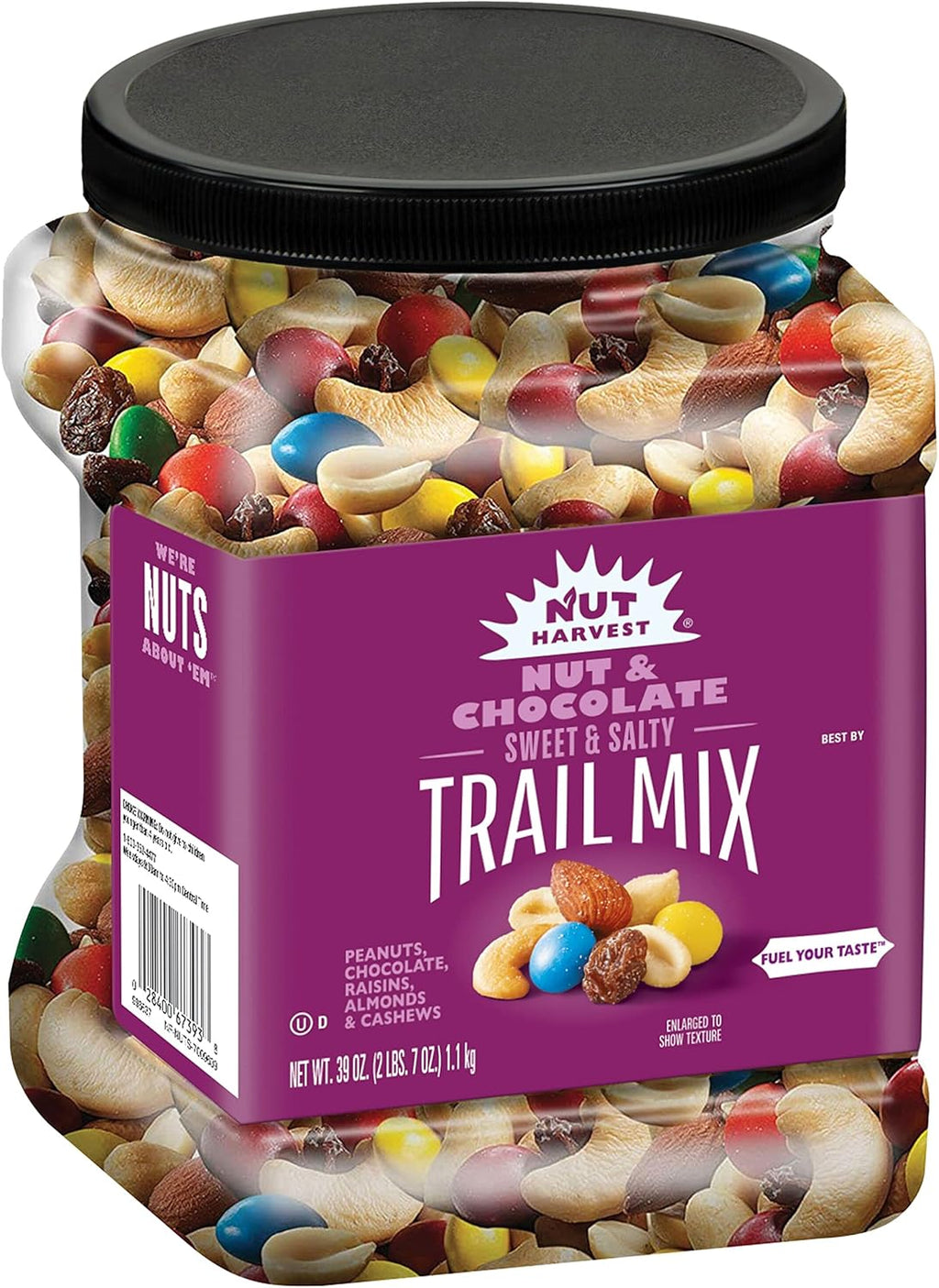 Nut Harvest Nut & Chocolate Mix, 39 Ounce Jar