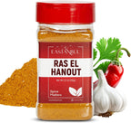 Eastanbul Ras El Hanout Spice, 5.3oz, Meat Seasoning, All-in-One Ras El Hanout Moroccan Spice Blend, North African Baharat Blend, Farm Fresh International Seasonings, Low Sodium, No MSG, No Filler