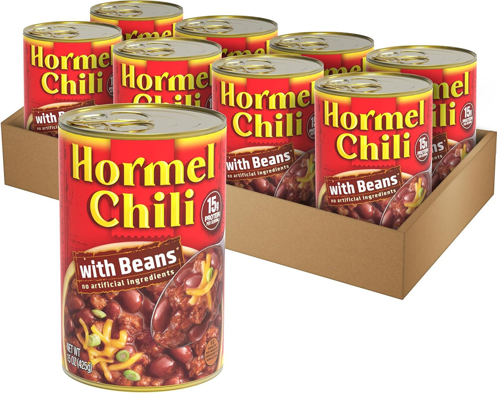 Hormel Chili With Beans 15 Oz (8 Pack)