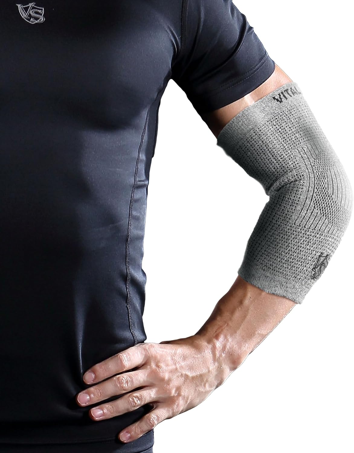 Vital Salveo- Fitness Mild Compression Support Elbow Sleeve/brace joint protection Athletic, XXL(1PC)