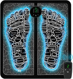Portable TENS & PMS Foot Massager for Plantar Fasciitis & Neuropathy Pain Relief - Deep Tissue Electric Muscle Stimulator, Adjustable Intensity, Lightweight Design for Home, Travel, Office Use