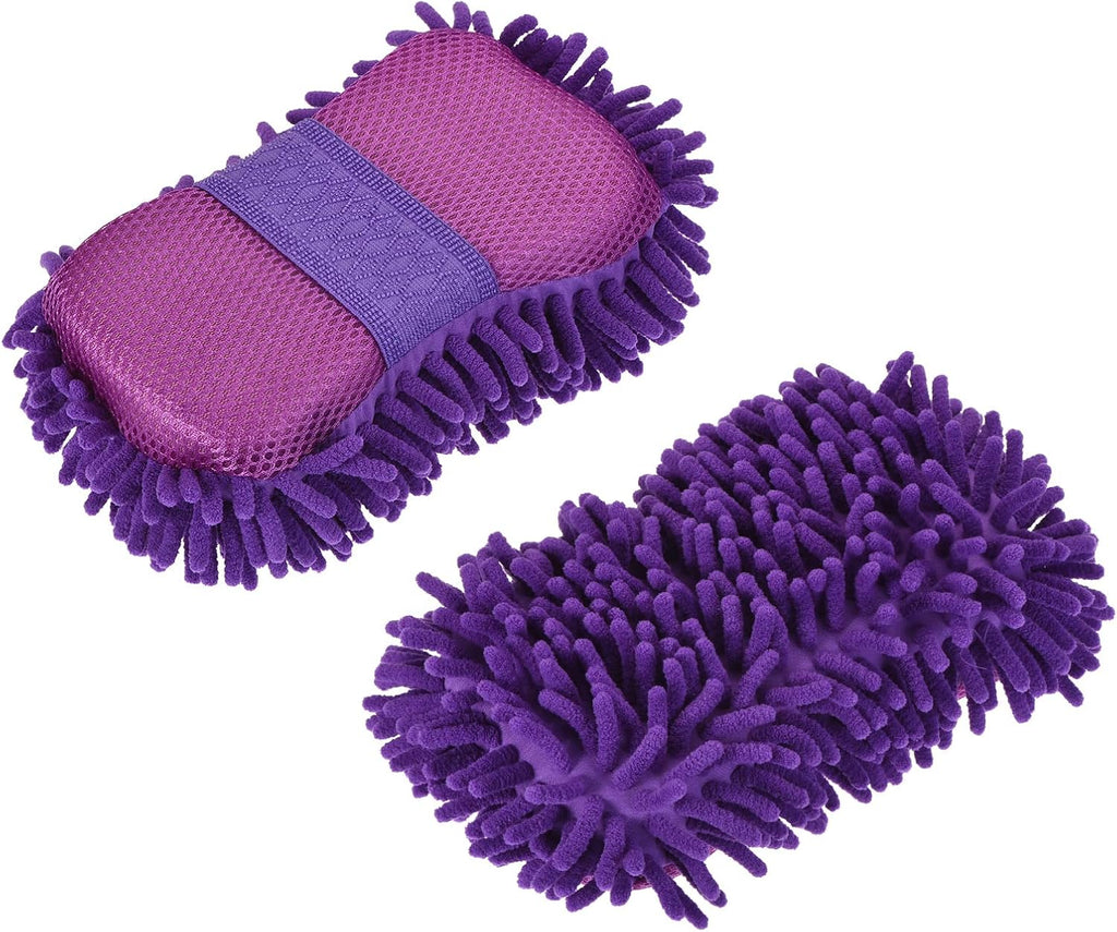 M METERXITY Chenille Sponge Mitten - Universal Glove Wash/Wipe Glass, Window, Screen, Apply to Household Daily Cleaning