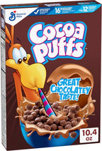 Cocoa Puffs, Chocolatey Breakfast Cereal, Made with Whole Grain, 10.4 oz