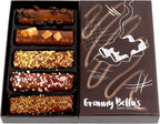 Granny Bellas Easter 5 Chocolate Covered Wafers for Girlfriend, Boyfriend, Him, Her Gift Basket, Spring Treats Hamper Stuffer, Prime Dairy Chocolate Cookie Gifts Baskets, Cake Delivery Christmas Holiday Thanksgiving