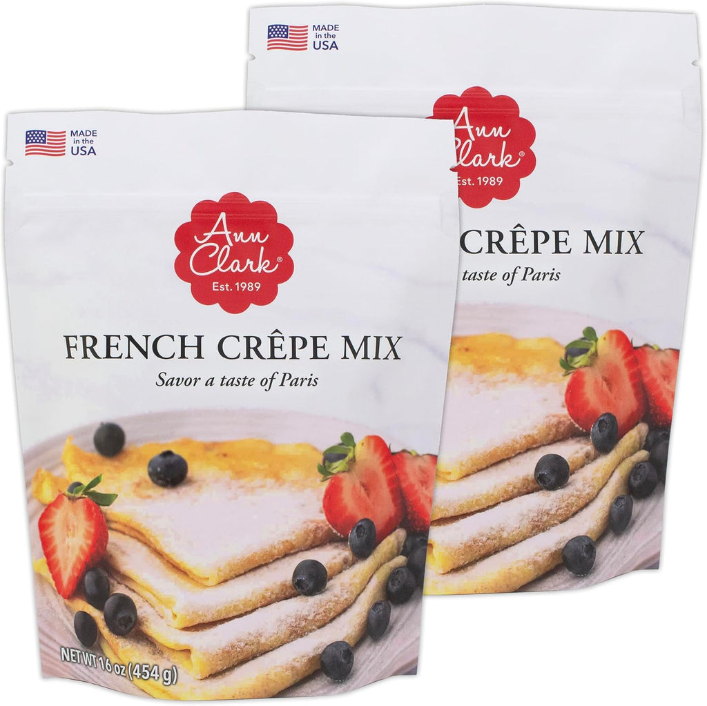 Ann Clark Traditional French Crêpe Mix, 16 oz. (2 Pack)