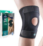 OPPO RK102 Adjustable Knee Brace with Stays – Breathable Neoprene Support for Knee Injury Recovery & Arthritis Pain Relief – For Running, Hiking, Workout, Tennis – One Size for Men & Women (1 Pack)