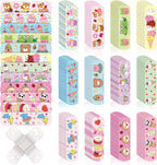 Kids Adhesive Bandages Bulk Cute Cartoon Bandages for Kids Waterproof Breathable Protect Scrapes and Cuts for Girls Boys Children Toddlers(120 Pieces)