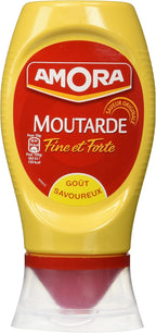 Amora Strong Dijon Mustard from France - 2 plastic bottles - 265 grams each, 9.35 Ounce (Pack of 2)