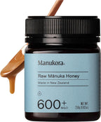 Manukora Raw Manuka Honey MGO 600+ from New Zealand, Non-GMO, Monofloral, Traceable from Hive to Hand, Daily Immune Support - 250g (8.8 Oz)