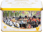 New English Teas Trooping The Colour Tea Tin with 40 English Breakfast Teabags, Queen Elizabeth II