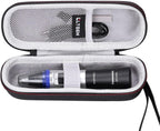 LTGEM EVA Hard Case for Panasonic Nose Hair Trimmer and Ear Hair Trimmer ER-GN30-K/ER-GN-30-H/ER-GN70-H / ER430K, Men's Wet/Dry Trimmer Cleaning System (Case Only)