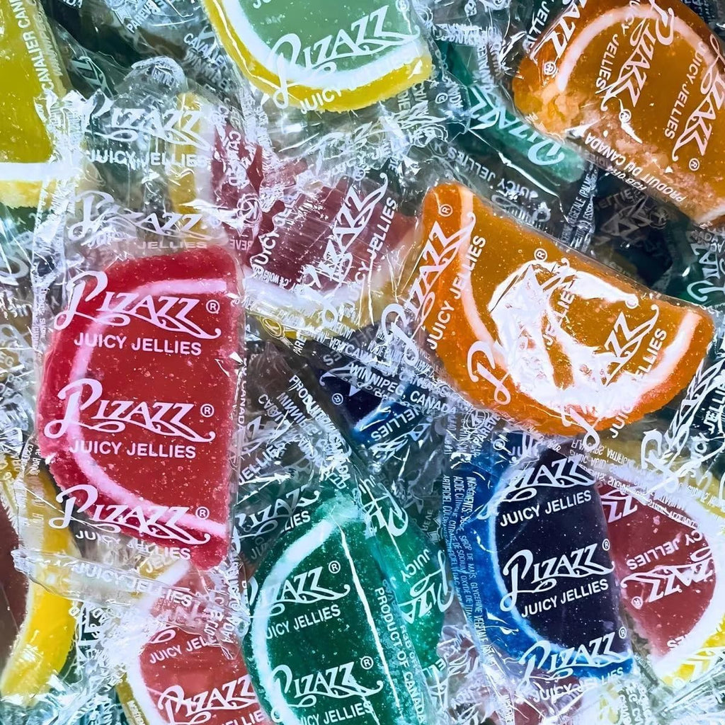 Pizazz Juicy Jellies Fruit Slices Candy, 1 Pound