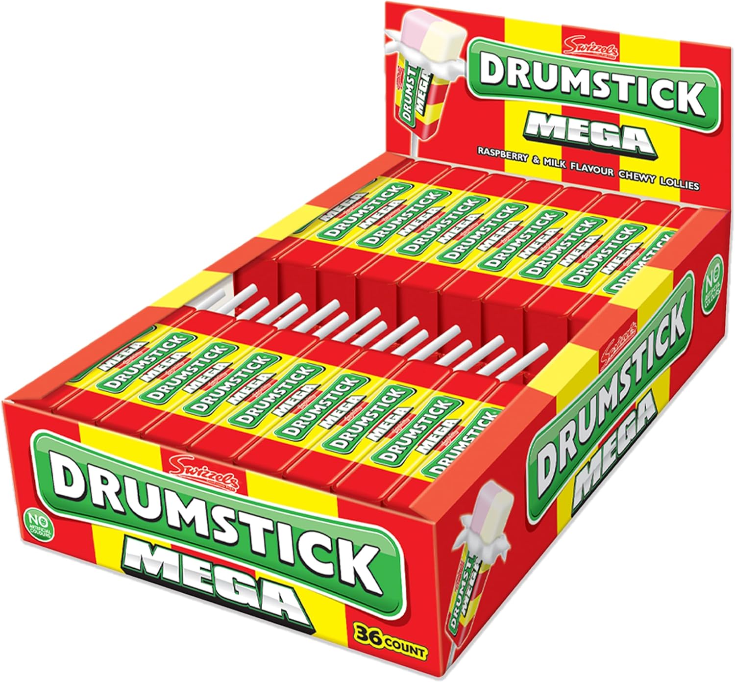 Swizzels Matlow 36 Mega Drumstick Lollies