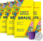 Café Bustelo Aluminum Espresso Capsules, Brazil Blend, Nespresso Original Line Compatible, Intensity 11, 40 Count