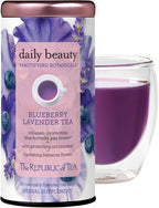 The Republic of Tea - Beautifying Botanicals® Daily Beauty Blueberry Lavender Herbal Tea Bags(36 count)