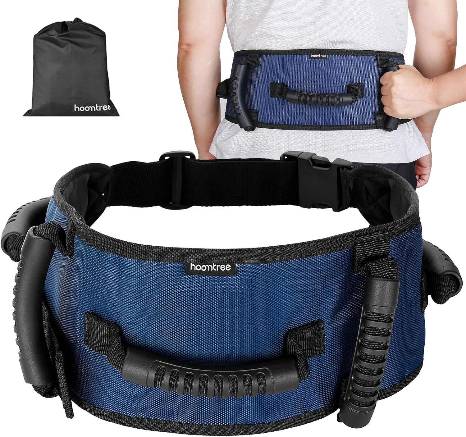 VERY100 Gait Belt Transfer Belt with Padding Handles,Transfer Belts for Lifting Seniors with One-Click Buckle,Medical Nursing Gait Belt for Patient Assist-Elderly, Handicap, Physical Therapy