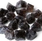 MAIBAOTA Smoky Quartz Crystal Stones 1" Natural Raw Crystals Bulk Rough Gemstones Rocks for Tumbling Polishing Cutting Decorative Stone