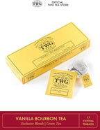 TWG Tea | Vanilla Bourbon Tea | Rooibos Tea | Vanilla | 15 Hand Sewn Cotton Tea Bags | Gift Set