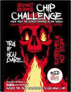 Red Hot Reaper – 1x Chip Challenge Hottest Snack Carolina Reaper & Trinidad Scorpion - Super Spicy Hot Chip
