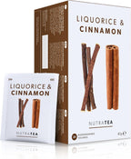 Nutra Tea - Liquorice & Cinnamon Tea | Licorice Tea | Cinnamon Tea - 20 Tea Bags - Herbal Tea - (1 Pack)