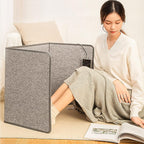 Foldable Electric Space Heater Under Desk, All-arounded Electric Leg Warmer Heated Knee Blanket Foot Warmer for Home and Office, 3 Temperature Settings and Timer, Overheat & Tip-Over Protection