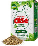 CBSé Yerba Mate Hierbas Serranas – 500 g (1.1 lb) Loose Leaf Yerba Mate Tea with Mountain Herbs, Naturally Caffeinated, Gluten-Free.