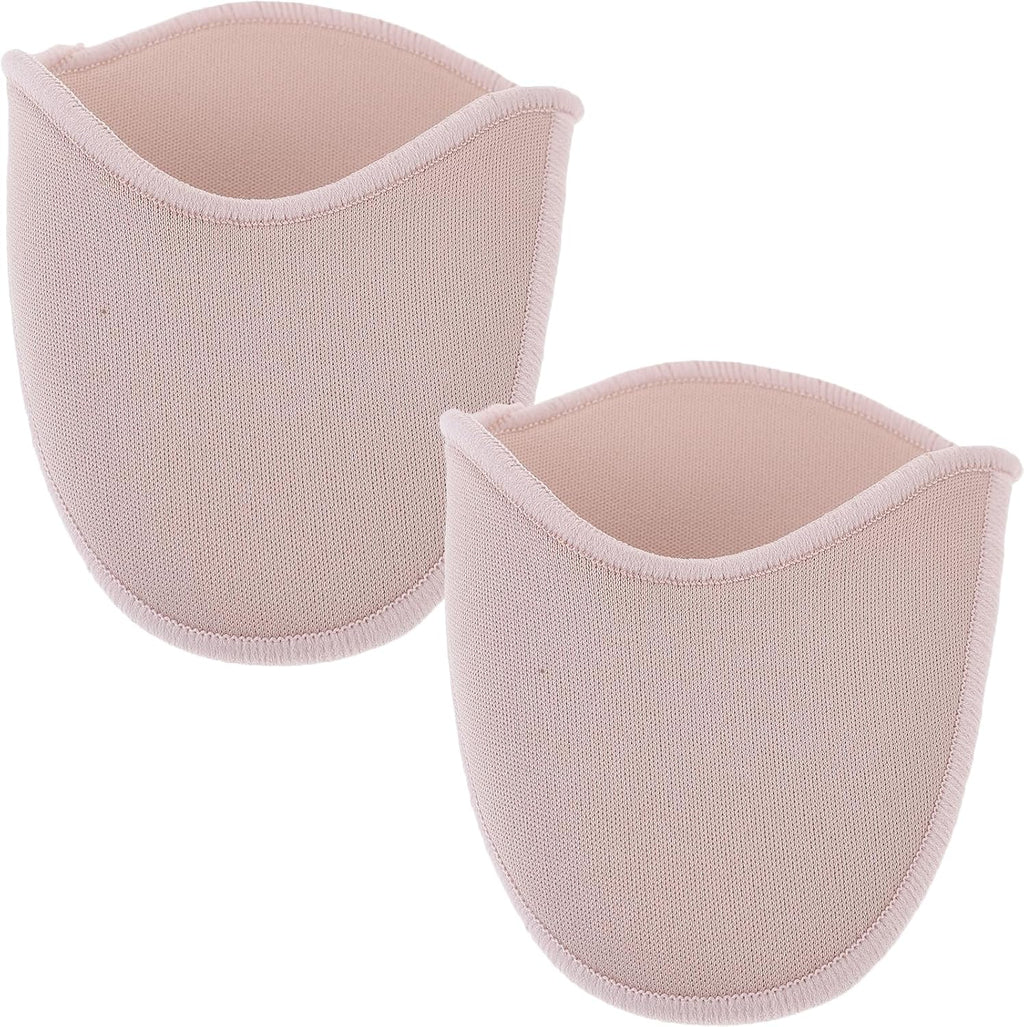 Ballet Dance Shoe Socks Pad Pointe Shoe Toe Pouches Pad Fabric Toe Cap Cover Wrapped Protector Cushion Forefoot 1 Pair